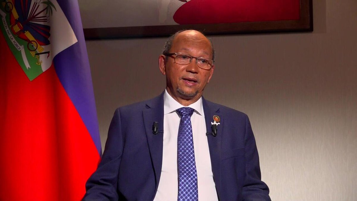 "Les gangs sont en train de reculer sur certains fronts", selon le président de transition à Haïti f24.my/AuSs.x