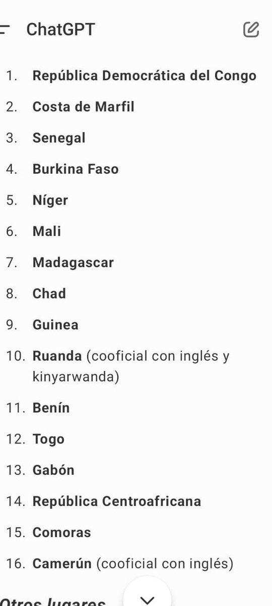 <a href="/LoganVF/">Chilangoense</a> Acá la lista de países modestos que hablan francés, todos ex colonias de Francia, quién no solo los sometió sino que al día de hoy los esclaviza a su economía. Una ética y una miopía intelectual supina la de <a href="/JacquesAud68556/">Jacques Audiard</a>, gran artista pésima persona.