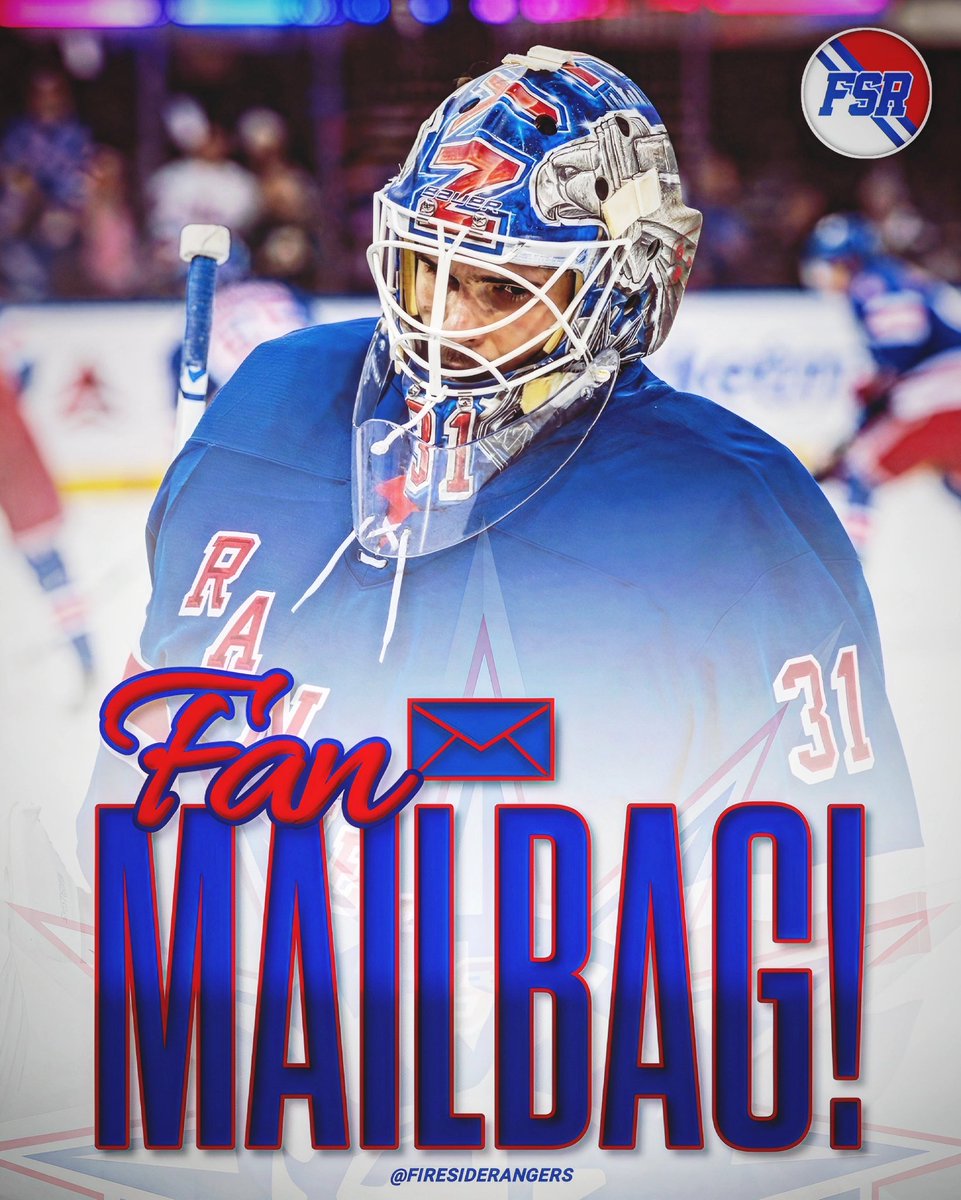 MID-SEASON FAN MAILBAG🚨

Leave your thoughts below to be featured on the NEXT episode of Fireside Rangers!

Questions, comments, concerns… WE WILL TAKE THEM‼️

#NYR #Rangers #NoQuitInNY