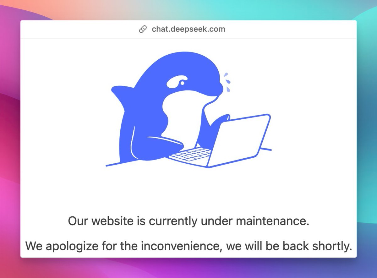 altryne's tweet photo. And just like that a new fail whale was born 😿 https://t.co/q2EAW5y0T6