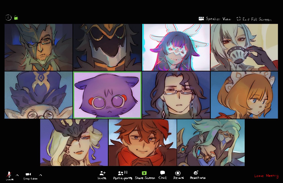 filter turns harbinger into cat during fatui meeting #scaramouche #scarameow