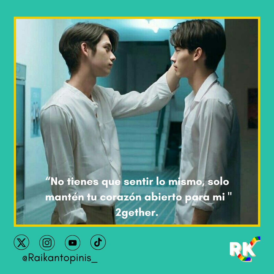 Raikantopinis_'s tweet image. Hoy les traemos una frase icónica, que marco a muchas personas en el 2020 🥹❤️

#2gether #BrightWin