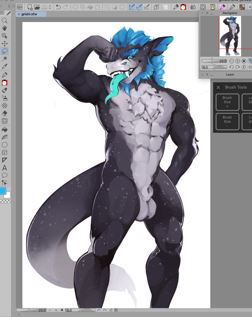 official art comeback with this handsome 
(cobalt belongs to grishicat)