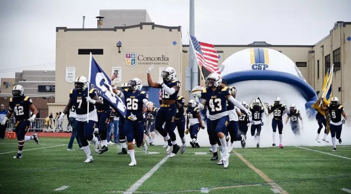 After a great phone call with <a href="/HamerLevy/">Levy</a> I’m happy to say I have received a offer from Concordia-St. Paul University!! 🐻🔵 <a href="/ParkCenterFB/">Official Park Center Football 🔰🏴‍☠️🏈</a> <a href="/Jsal17/">Coach Jordan Sallis</a> <a href="/Birr_man1/">Coach Birr</a> <a href="/PrepRedzoneMN/">Prep Redzone Minnesota</a>