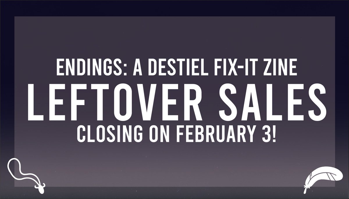 DestielZine's tweet photo. 🌟 LEFTOVERS CLOSING ON FEBRUARY 3! 🌟

This is the last chance to grab yours! Don't forget to use the code LOVEOFF50 to get a 50% off on all items ⤵️
https://t.co/Jtz6iV6j8s

💙💚

#Destiel #DeanWinchester #castiel #deancas #casdean #SPNfamily #supernatural https://t.co/AS6RRLqRlv