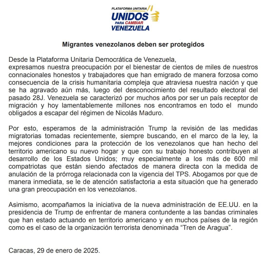 Unidad Venezuela tweet media