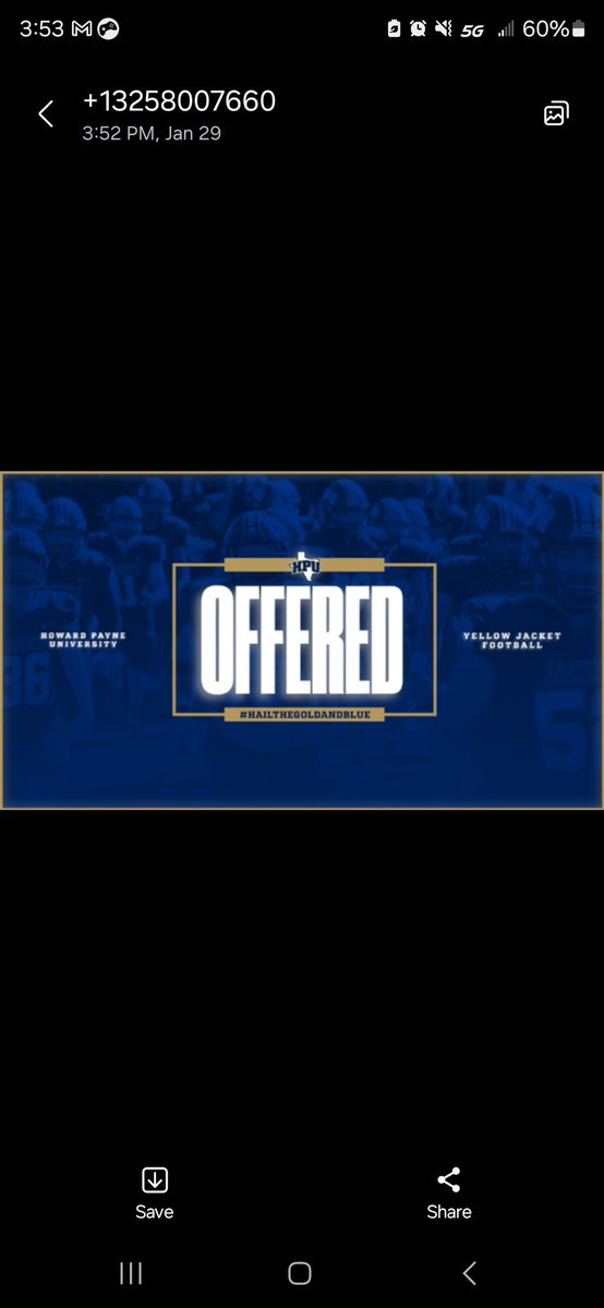 DAYD47's tweet image. I am happy to say I have recieved my first football offer from @HPUTX  and I am blessed to have the opportunity to play ball at the next level. I would also like to thank all of my coaches for working with and believing in me.