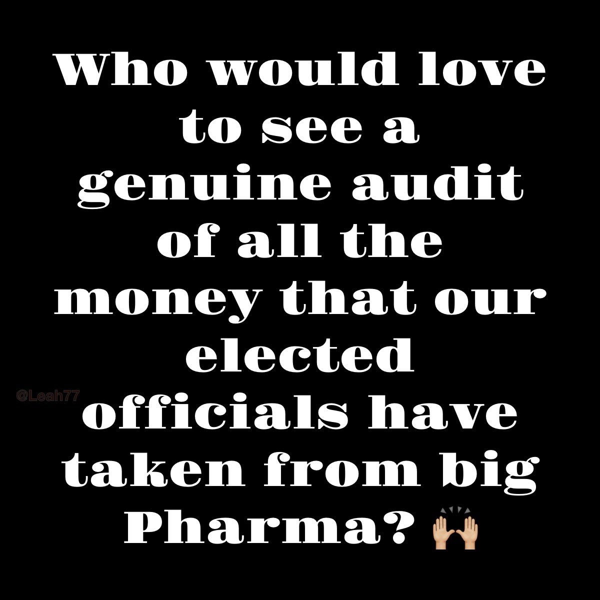 LeahRain77's tweet photo. Raise your hand and be heard https://t.co/AO4GSx5lSG