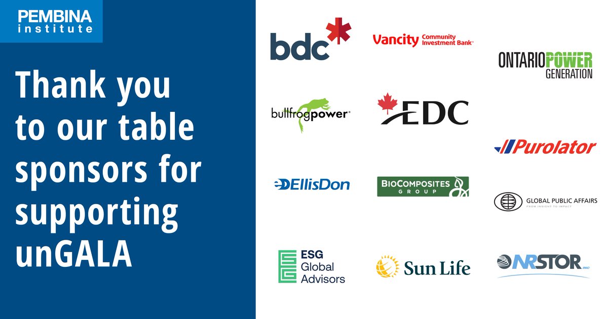 Big thanks to our table sponsors who truly brought #unGALA to life:

<a href="/bdc_ca/">BDC</a>
<a href="/EllisDon/">EllisDon</a>
<a href="/opg/">Ontario Power Gen</a>
<a href="/Biocomposites1/">Biocomposites</a>
<a href="/ESGGlobalAdv/">ESG Global Advisors</a>
<a href="/PurolatorInc/">Purolator 🇨🇦</a>
<a href="/bullfrogpower/">Bullfrog Power</a>
<a href="/GPAinsights/">Global Public Affairs</a>
<a href="/SunLifeCA/">Sun Life Canada</a>
<a href="/ExportDevCanada/">EDC</a>
<a href="/NRStorTweets/">NRStor Inc.</a>
<a href="/Vancity/">Vancity</a>