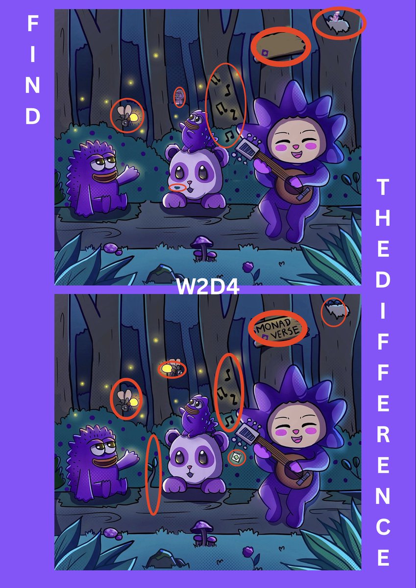 kunglau0's tweet photo. #W2D4 "FIND THE DIFFERENT" from the Monad Indonesia community♥️💜 @monad_starter
@monadverse 

Challenge Complete ✅✅
@ZKKZO00 https://t.co/IxP2ysQ4PC