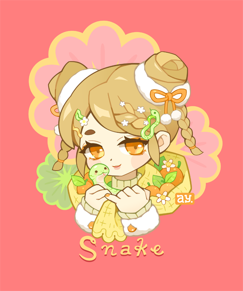 sn0wchu's tweet photo. Snake. 🐍🍊 https://t.co/q6czxHqKhP