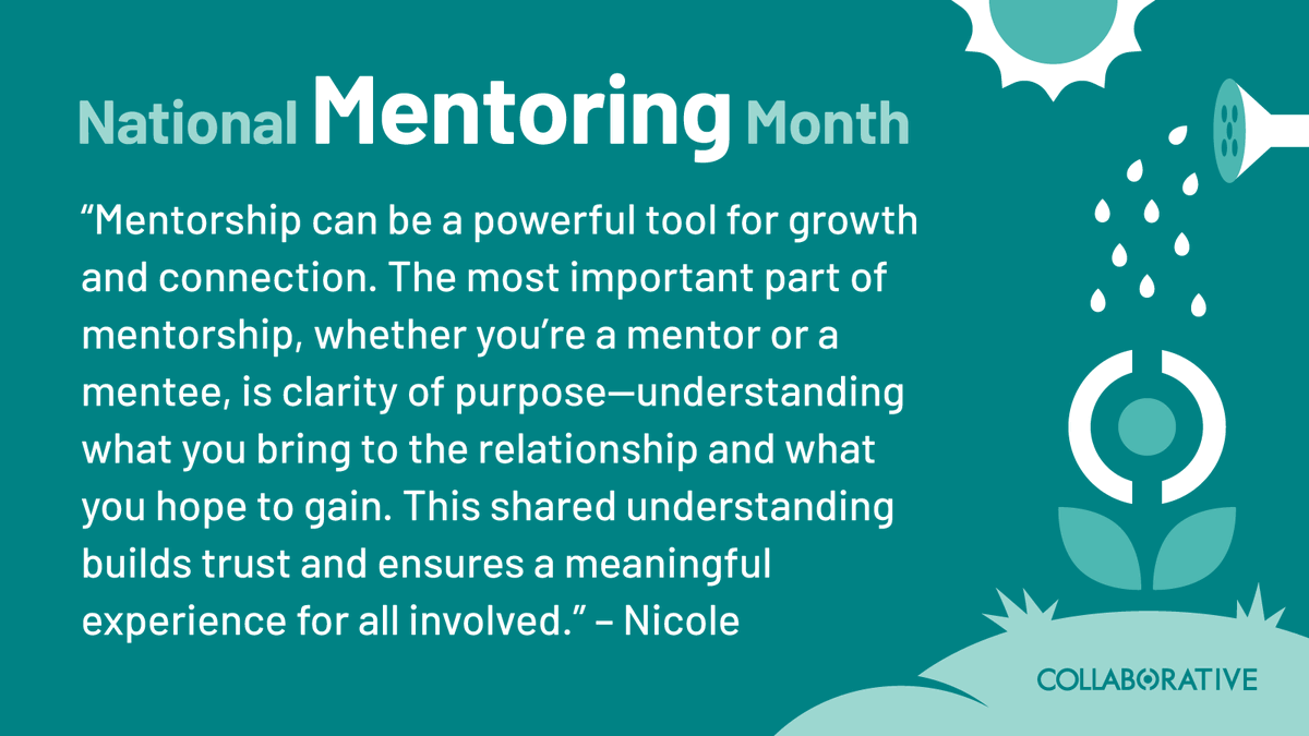 As #NationalMentoringMonth wraps up, we’re reflecting on how mentorship fuels learning, growth, and community.

Mentorship is a extension of continued learning, and our team talks a lot about it’s importance. What’s the best advice a mentor has given you?