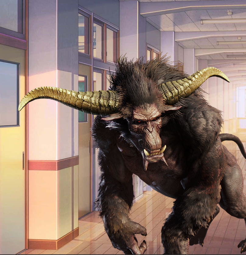 Writing prompt: Slice of life school anime but the main protagonist is a Rajang