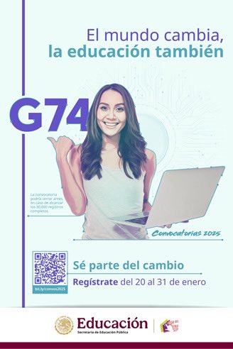 ¡Estudia la prepa en línea!

Revisa la convocatoria y cumple tu registro a través del siguiente enlace:
prepaenlinea.sep.gob.mx/convocatorias-…

#PrepaEnLíneaSEP #Convocatoria2025PLSEP 
#EducaciónADistancia