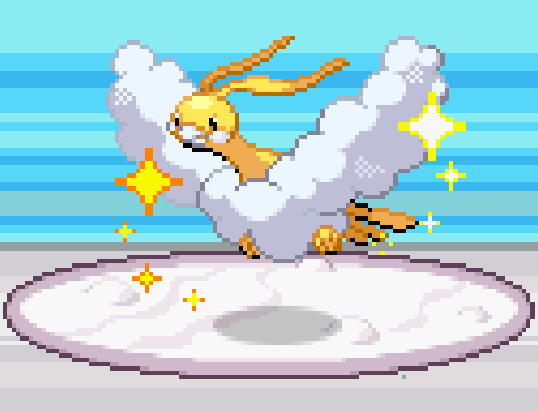 Shiny Altaria Pixel Art