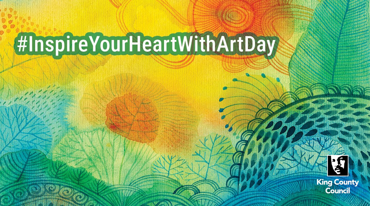 It’s #InspireYourHeartWithArtDay! Learn about <a href="/4Culture/">4Culture</a> and all the ways they are at work in your community, providing funding and support for the cultural work that makes #KingCountyWA vibrant. 4culture.org