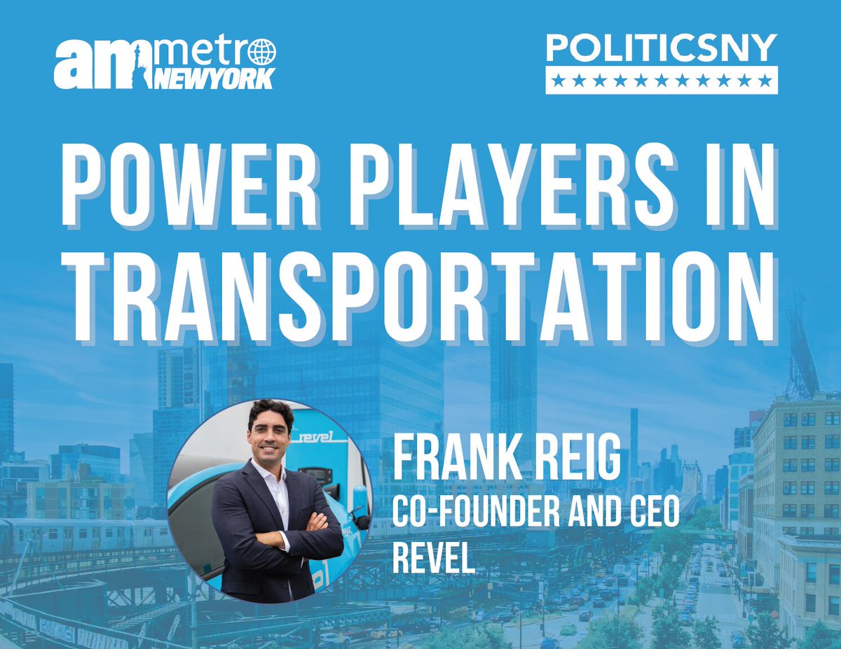 Revel (@_gorevel) on Twitter photo Congratulations to Revel's Co-Founder & CEO <a href="/FrankReig/">Frank Reig</a> on being named a 2025 Power Player in Transportation! More here --> politicsny.com/power-lists/20… Congratulations to Revel's Co-Founder & CEO <a href="/FrankReig/">Frank Reig</a> on being named a 2025 Power Player in Transportation! More here --> politicsny.com/power-lists/20…