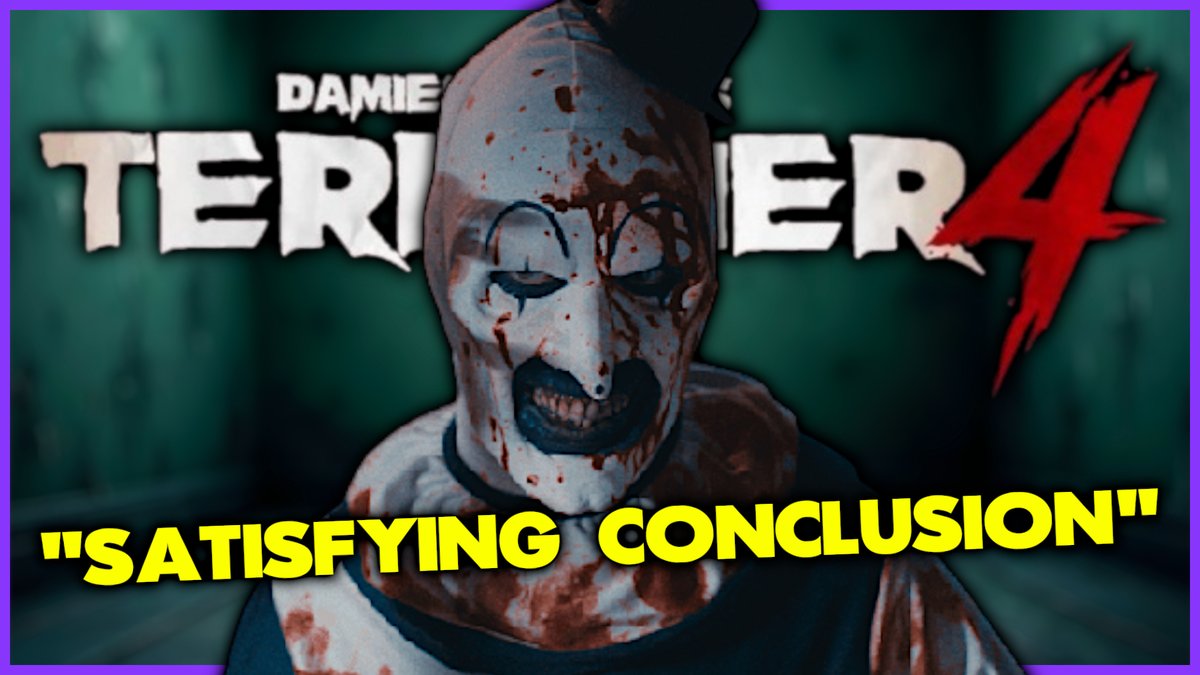 KilljoyJake1's tweet image. A Bittersweet TERRIFIER 4 Update! #Terrifier4

youtu.be/UFn__lGrLeo?si…