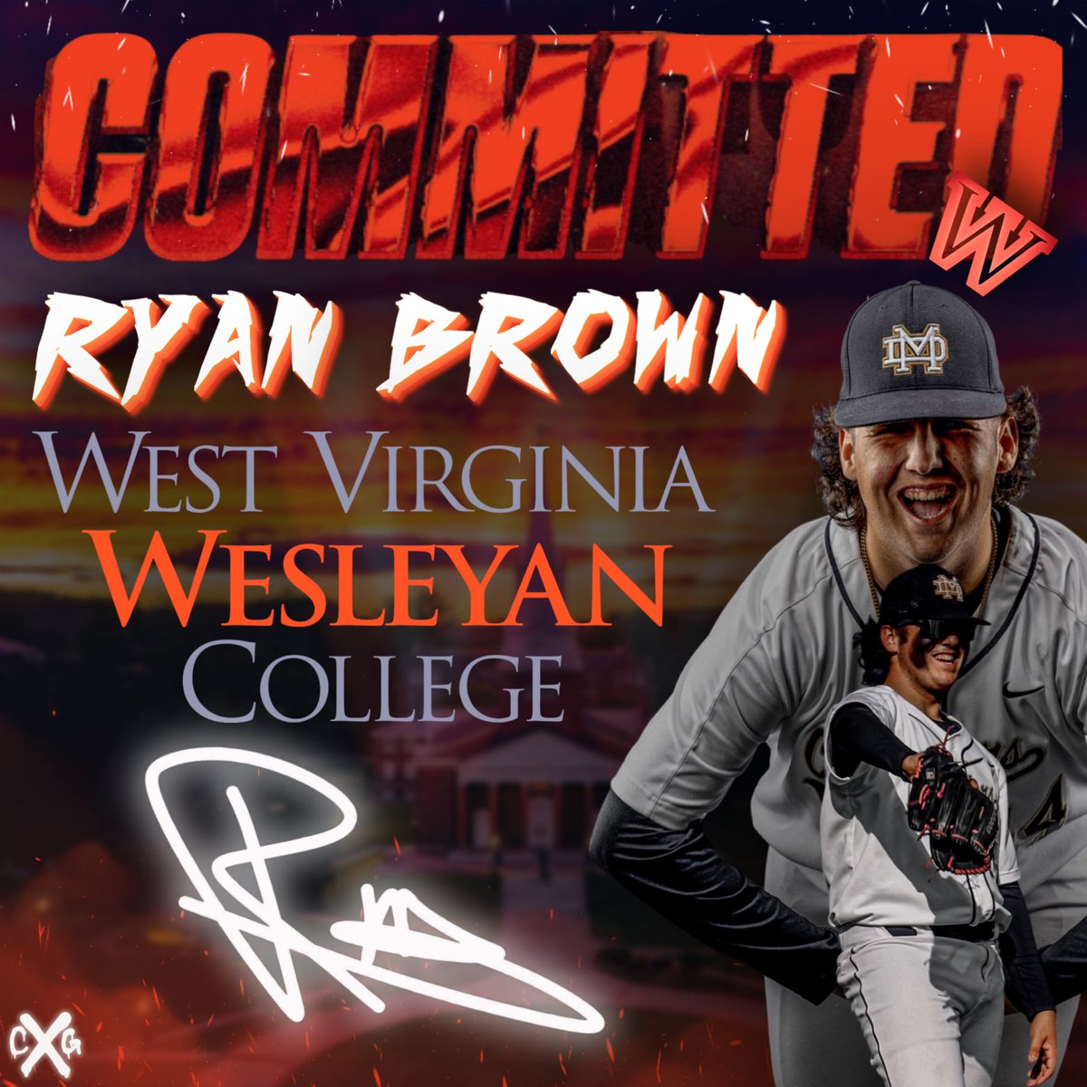RyanBrown2025's tweet photo. after a great talk with @DylanCooper58 i would like to announce i will be committing to West Virginia Wesleyan College to continue my athletic and academic career. i would like to thank my family and my friends who helped me through this. Go Bobcats! https://t.co/PzW9w5cW38