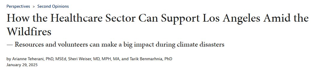 University of California Health (@uofcahealth) on Twitter photo "Taking action on & adapting to climate change are among the most powerful health interventions of our time." 🍃
Read <a href="/UCClimateHealth/">UC Center for Climate, Health and Equity</a> op-ed in <a href="/medpagetoday/">MedPage Today</a> on how the health care sector can support communities hurt by wildfires & prepare for the future. bit.ly/40AoAMo "Taking action on & adapting to climate change are among the most powerful health interventions of our time." 🍃
Read <a href="/UCClimateHealth/">UC Center for Climate, Health and Equity</a> op-ed in <a href="/medpagetoday/">MedPage Today</a> on how the health care sector can support communities hurt by wildfires & prepare for the future. bit.ly/40AoAMo