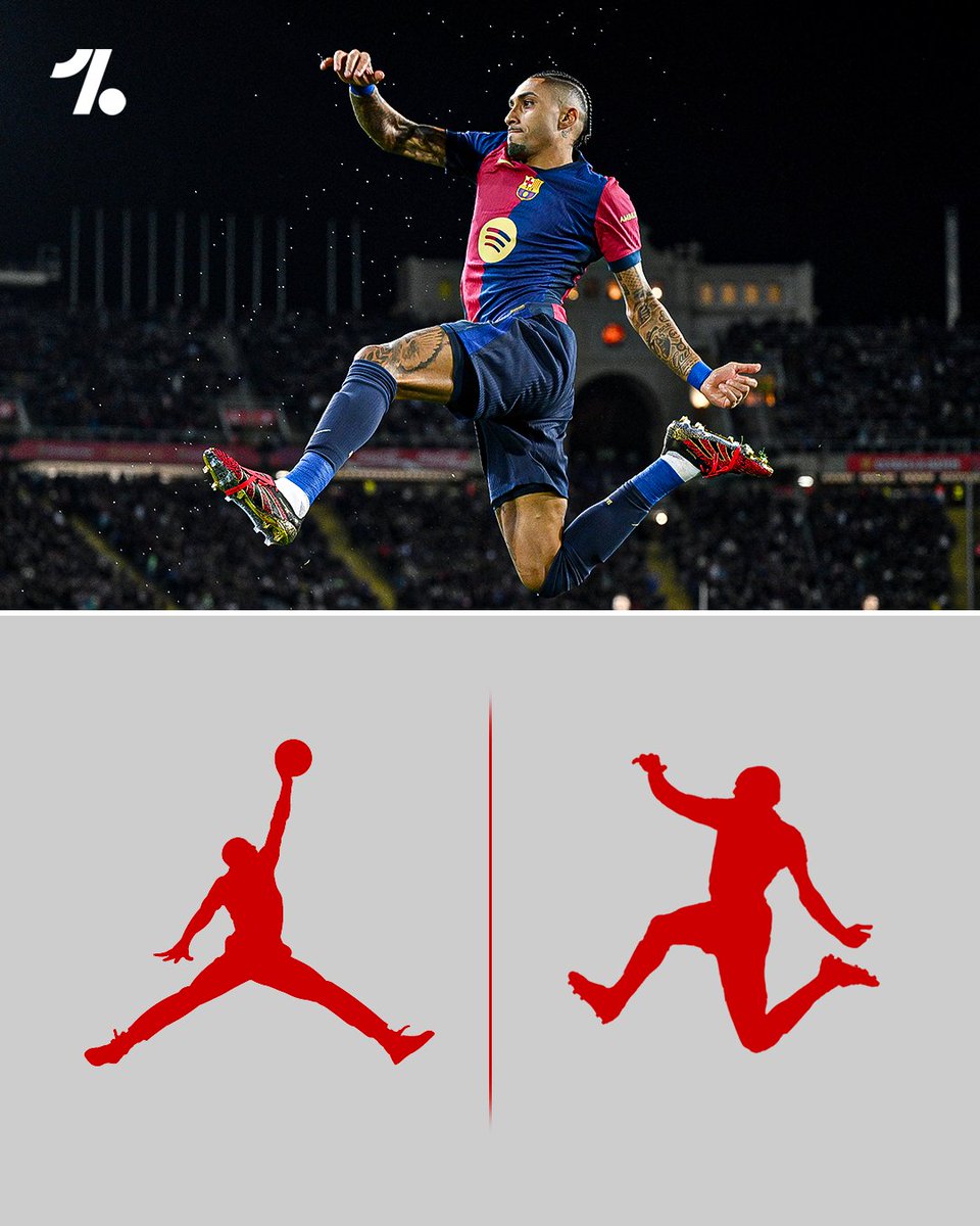 OneFootball's tweet photo. Did somebody say...Air Raphinha❓😮‍💨✨ https://t.co/iKUoF9kEkQ