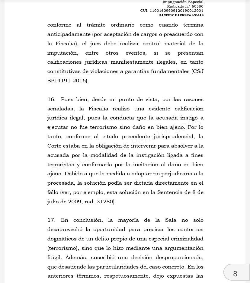 Adivinen quién salvó el voto en el caso de Daneidy Barrera (Epa Colombia)… ¡UNA MUJER!