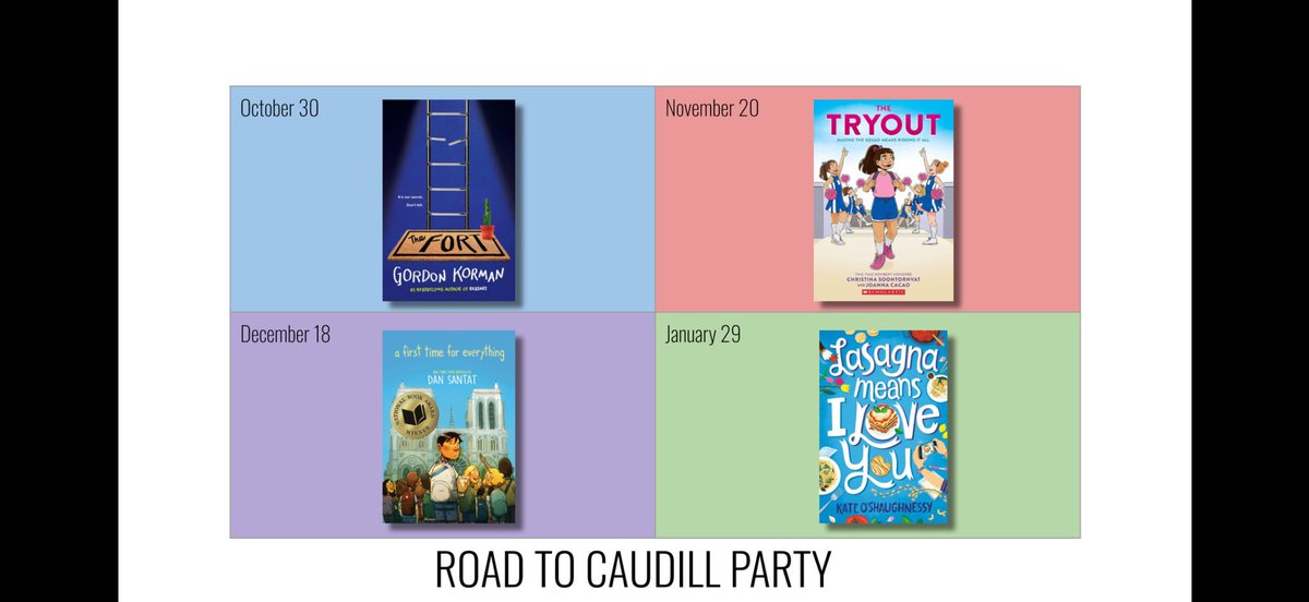 Jessica Walsh (@storiestoldinsf) on Twitter photo 🐻📚Grizzly Readers met for Caudill Books & Bites Book Club today to discuss Lasagna Means I Love You by <a href="/kloshaughnessy/">Kate O’Shaughnessy</a>! <a href="/RCYRBA/">Caudill Award</a> <a href="/GrangerIPSD204/">GrangerMiddleSchool</a> #204Reads 🐻📚Grizzly Readers met for Caudill Books & Bites Book Club today to discuss Lasagna Means I Love You by <a href="/kloshaughnessy/">Kate O’Shaughnessy</a>! <a href="/RCYRBA/">Caudill Award</a> <a href="/GrangerIPSD204/">GrangerMiddleSchool</a> #204Reads