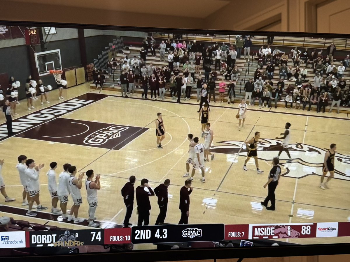 NAIA Hoops Report (@naiahoopsreport) on Twitter photo 🚨GPAC FINAL
RV <a href="/MsideMBB/">Morningside University Basketball</a> 88
No. 8 Dordt (IA) 74
Morningside wins their 2nd straight game over a Top 10 opponent! They hand Doest just their 2nd loss of the season and collect an absolute HIGE dub!
Joey Skoff 27pts | 4rebs
Aiden Vanderloo 20pts | 3assts 🚨GPAC FINAL
RV <a href="/MsideMBB/">Morningside University Basketball</a> 88
No. 8 Dordt (IA) 74
Morningside wins their 2nd straight game over a Top 10 opponent! They hand Doest just their 2nd loss of the season and collect an absolute HIGE dub!
Joey Skoff 27pts | 4rebs
Aiden Vanderloo 20pts | 3assts