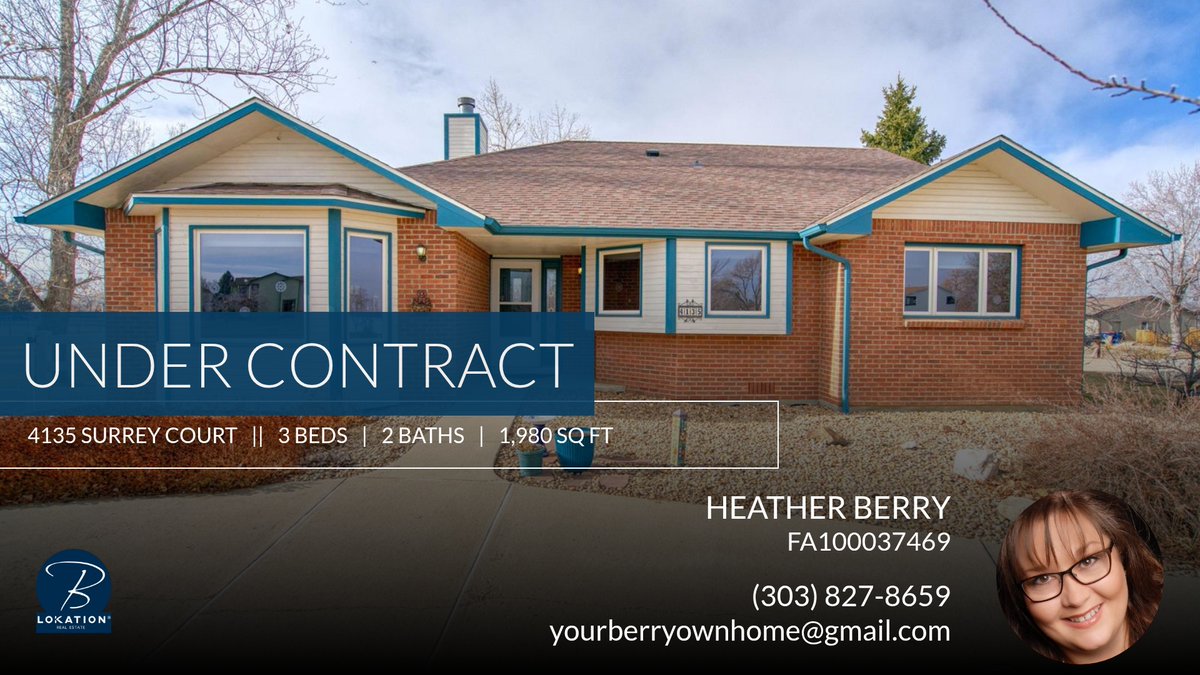 BERRYOWNHOME's tweet image. Helping you Buy or Sell Your Berry Own Home.....
#yourberryownhome #corealtor #longmontco #firestoneco #lokationrealestate homeforsale.at/4135_SURREY_CO…