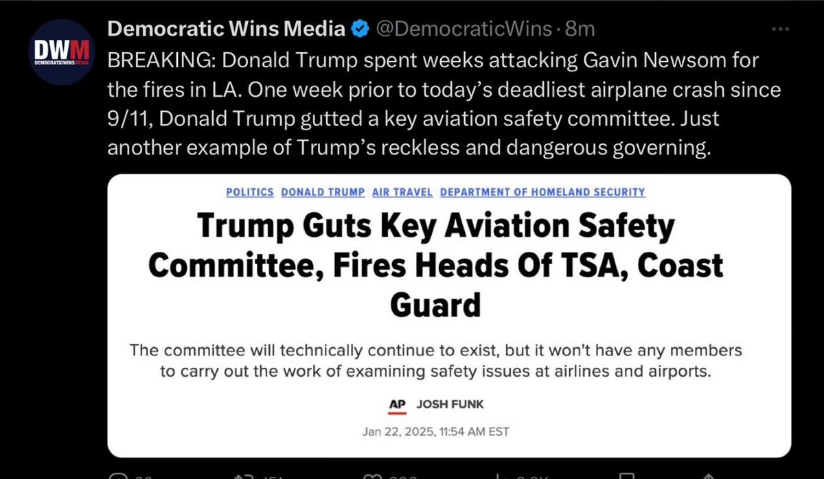 swterry911's tweet photo. @EndWokeness Every single Democrat out there is blaming this on Trump. https://t.co/tl9jkaOGBl