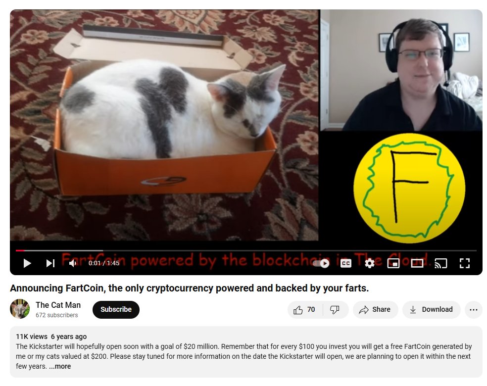 H14onX's tweet image. Aped the OG $FartCoin at 400k, the dev from the original video is in on the coin. The community sent him supply and are helping him run it.

2000x away from the second Fartcoin

@yaosio

2wvWZyfEkwjJyKhCVFRNpjKctbKDn2m2yZrg1cVypump