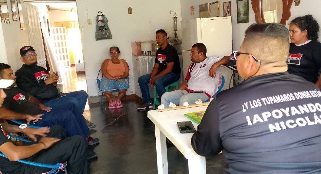 TupamaroMRT_'s tweet photo. 🔴⚫Hoy #29Ene desde el Mpio. Sucre Edo. @portuguesamrt2 miembros de la Dirección Regional junto al camarada Yulio Portilla Resp. del @BloqueLlanero y militancia realizaron reunión con el objetivo de fortalecer accionar rebelde.

#TupamaroJuróConNicolas https://t.co/9PK58AJ4Ey