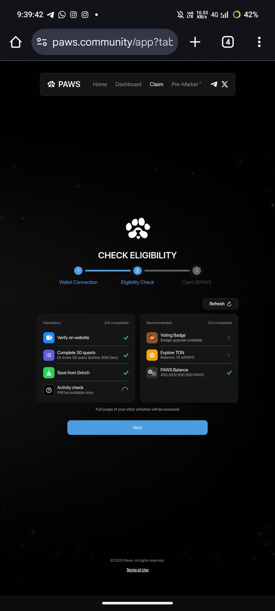 asique786's tweet photo. @zokrdraw @SatoshixDreams @airmin_agent @1024_0x @1024_0x @airmin_agent $PAWS same here please fix this or tell it's a big glitch or what please do let us know😮‍💨 https://t.co/tCokeT6P8e