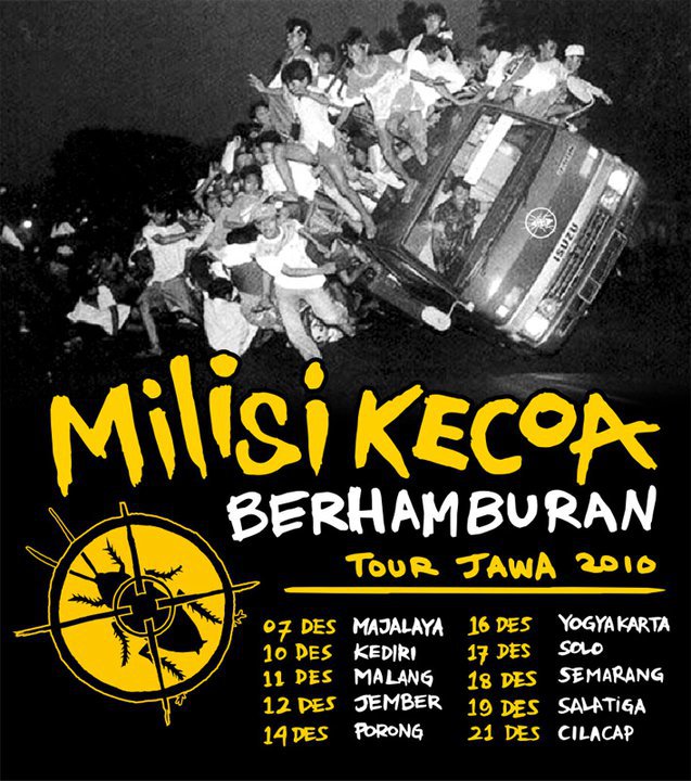 MILISI KECOA – Berhamburan Tour 2010 (flyer)