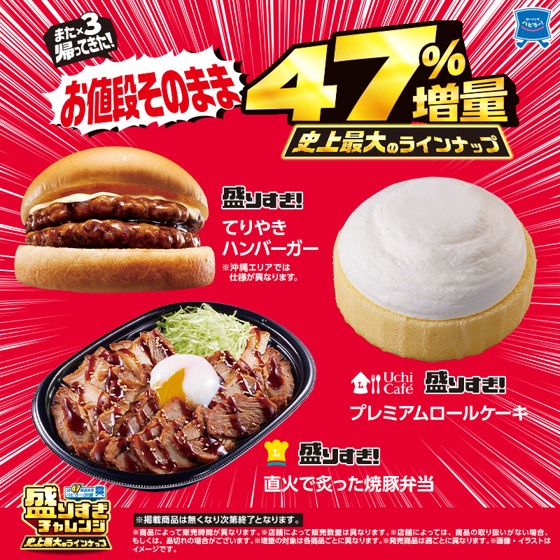 akiko_lawson's tweet photo. 【予告】2/4(火)スタート！盛りすぎチャレンジ！
いよいよ明日から♪どの商品にチャレンジしようか、迷い過ぎます(^^)
#ローソン