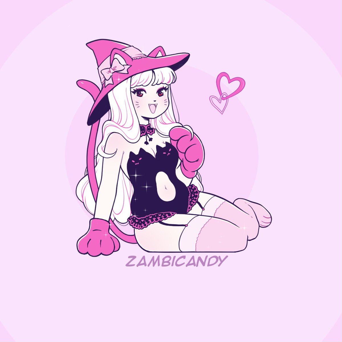 「Another from my latest P sticker sheet  」|Zambicandy (not really here)のイラスト