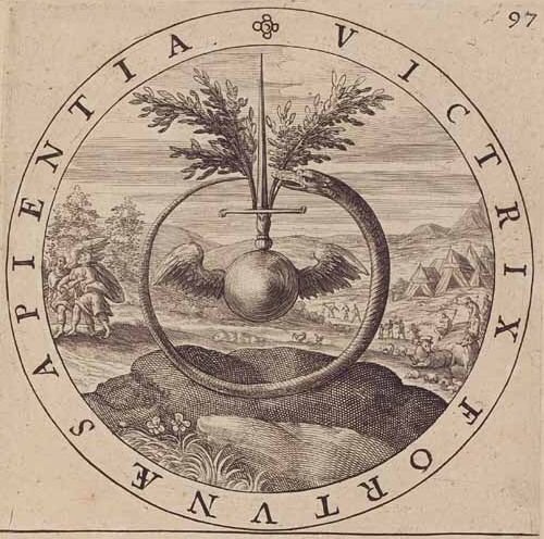 Victrix fortunæ sapientia — “Wisdom is the conqueror of fortune”
