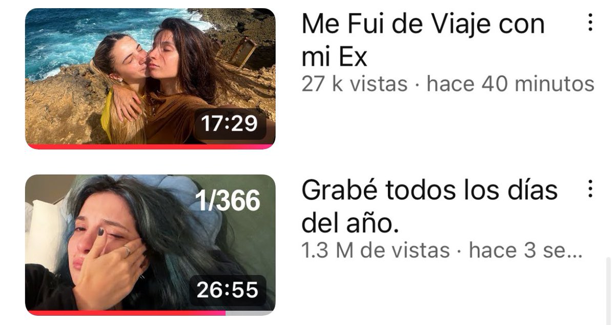 la diferencia de los dos videos HOY soy una persona feliz