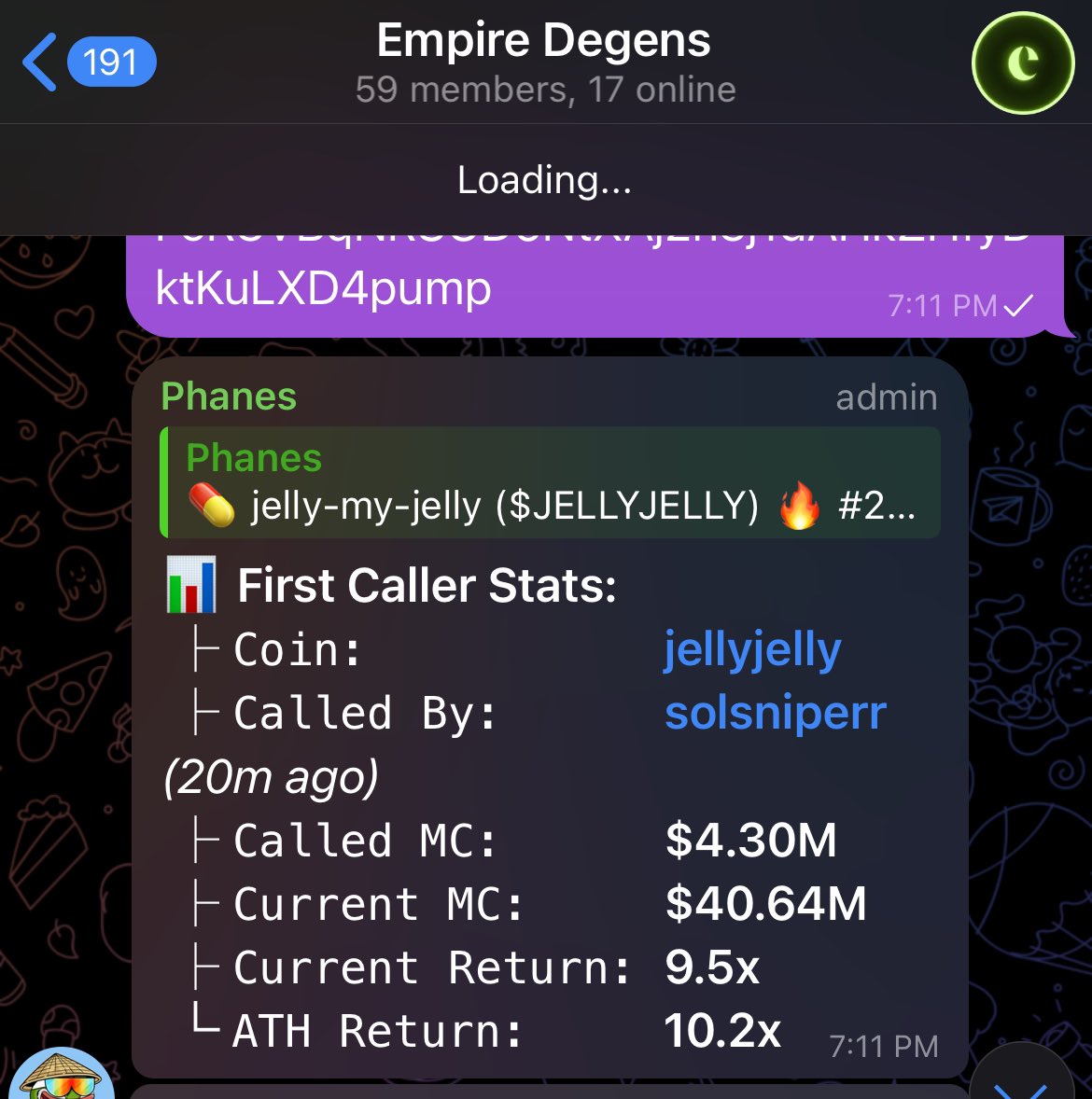 TheEmpireDAO's tweet image. $jelly called in @TheEmpireDAO TG @ 4.3m MC [10x+]

Check out our bio to join our group 👑