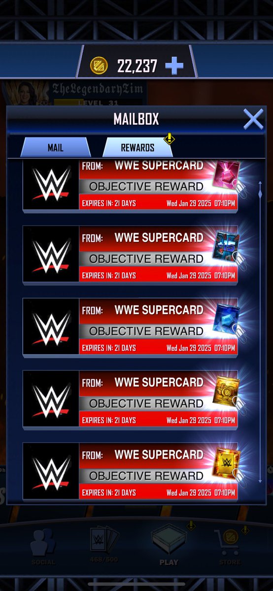 Love the new update to know what’s in Objective Packs that you save #WWESuperCard