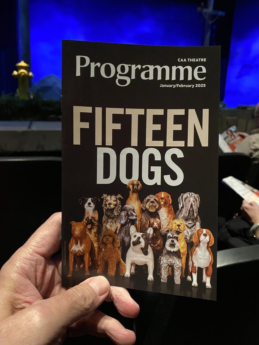 RichardCrouse's tweet photo. Excited to see #FifteenDogs at the @CAATheatre! Thanks @Mirvish for the tickets! https://t.co/Gjn1msTx66