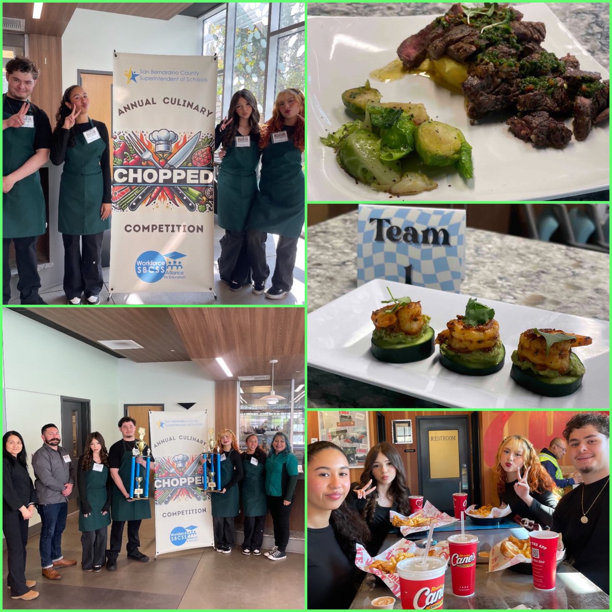West End Chopped Competition Winners -- Best Main Dish and Best Overall! 🏆🥇 Yay for Kaiser Culinary! 👩🏽‍🍳💚💫 #GoCats #KaiserStrong <a href="/FontanaUnified/">Fontana Unified</a> <a href="/SBC_Alliance/">SBCALLIANCE</a>