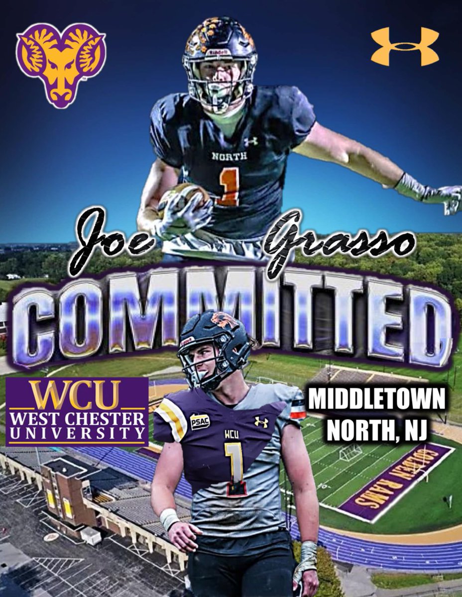 Joseph Grasso (@joegras44) on Twitter photo Thank you to everyone who has helped me to make this possible. Excited to say that I have committed to play for <a href="/WCUGoldenRamsFB/">West Chester Golden Rams Football</a> the next 4 years!!!
<a href="/WCU_CoachGreco/">Duke Greco</a> <a href="/CoachNickBrady/">Nick Brady</a> <a href="/CoachJCurry/">Justin Curry</a>
<a href="/footballMNLions/">Midd North Football</a> <a href="/Glez_Jay/">Mr. Coach Glezman</a> <a href="/CoachStengel66/">Fred Stengel</a> Thank you to everyone who has helped me to make this possible. Excited to say that I have committed to play for <a href="/WCUGoldenRamsFB/">West Chester Golden Rams Football</a> the next 4 years!!!
<a href="/WCU_CoachGreco/">Duke Greco</a> <a href="/CoachNickBrady/">Nick Brady</a> <a href="/CoachJCurry/">Justin Curry</a>
<a href="/footballMNLions/">Midd North Football</a> <a href="/Glez_Jay/">Mr. Coach Glezman</a> <a href="/CoachStengel66/">Fred Stengel</a>