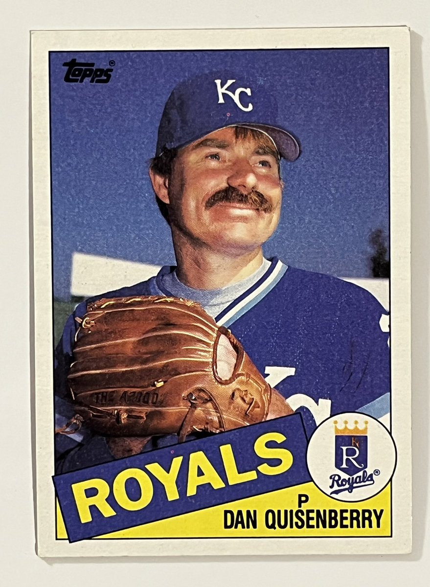 ScribSports's tweet photo. I always thought Dan Quisenberry was so cool. Enjoyed him during his highly successful years with the Royals throughout the 80s, and folks might not remember, but he closed out the decade with a very solid 1989 season with the Cardinals. Gone too soon.
#RandomCardFromMyCollection https://t.co/l02fxF4DeK