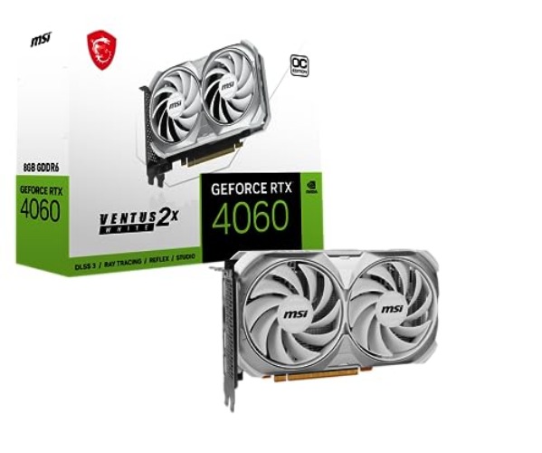 faethorne's tweet photo. An item on my Throne wishlist just got fully funded: MSI Gaming GeForce RTX 4060 8GB GDRR6 128-Bit HDMI/DP Nvlink TORX Fan 4.0 Ada Lovelace Architecture Graphics Card (RTX 4060 Ventus 2X White 8G OC). Thank you! https://t.co/DjQhdOBhVf #Wishlist #Throne https://t.co/1sqApdnAmL
