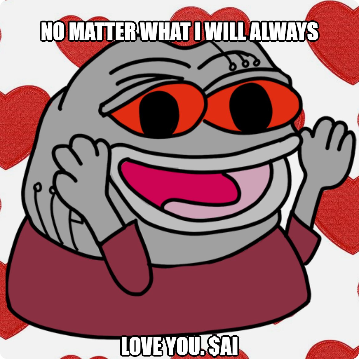 No matter what I will always love you. <3 

$AI <a href="/autism_intel_ai/">$AI - Autism Intelligence</a>