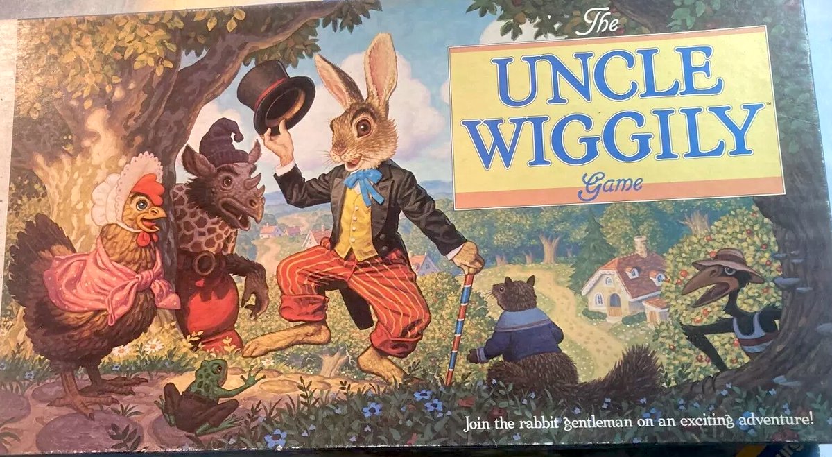 The Uncle Wiggily Game by Howard R. Garis. Milton Bradley