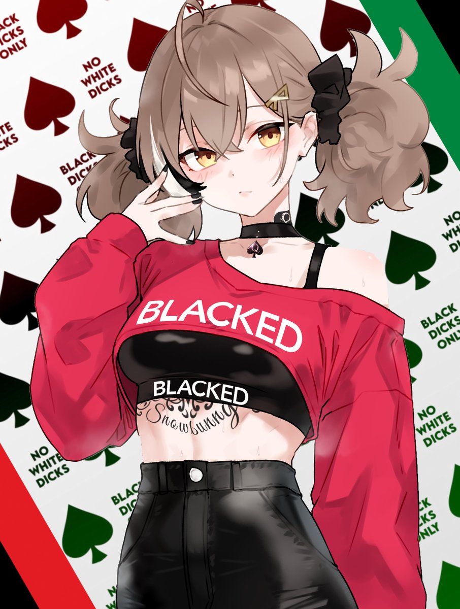 Mumei prepared herself for a special Meet &amp; Greet with her favorite Viewers, rumors say the meeting will be streamed to her biggest donors as a reward.
I imagine how it will be ~

#blacked #blackededits #blackedwaifu