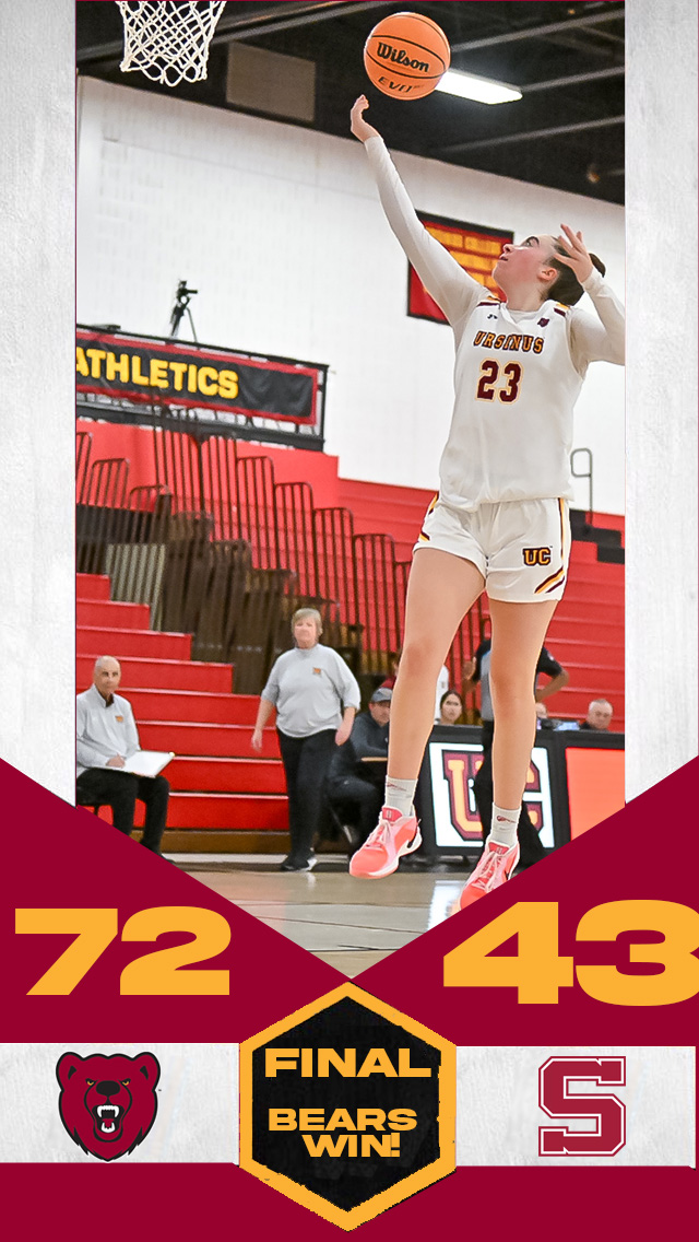 Five Three-Pointers from Sophomore Colleen Blackman Lifts <a href="/UrsinusWBB/">Ursinus Basketball</a> to a 72-43 victory over Swarthmore! #UptheBears