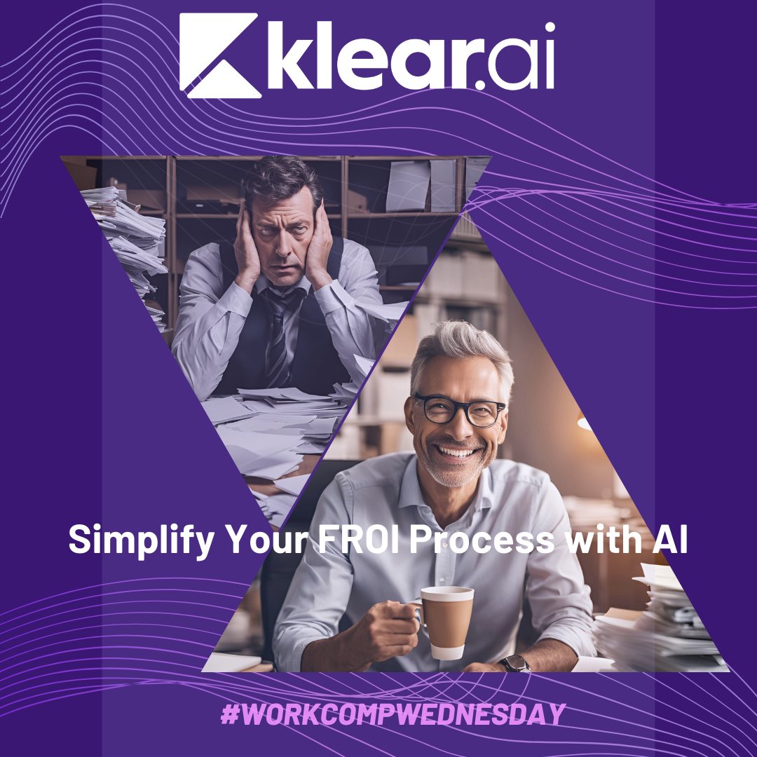 AiKlear's tweet image. 🚀 #WorkCompWednesday: Simplify FROI with Klear.ai’s Native AI
Filing a First Report of Injury (FROI) is tedious, error-prone &amp;amp; time-consuming.  automates the process, ensuring accuracy, compliance &amp;amp; efficiency. 
#FROI #WorkersComp #InsurTech
